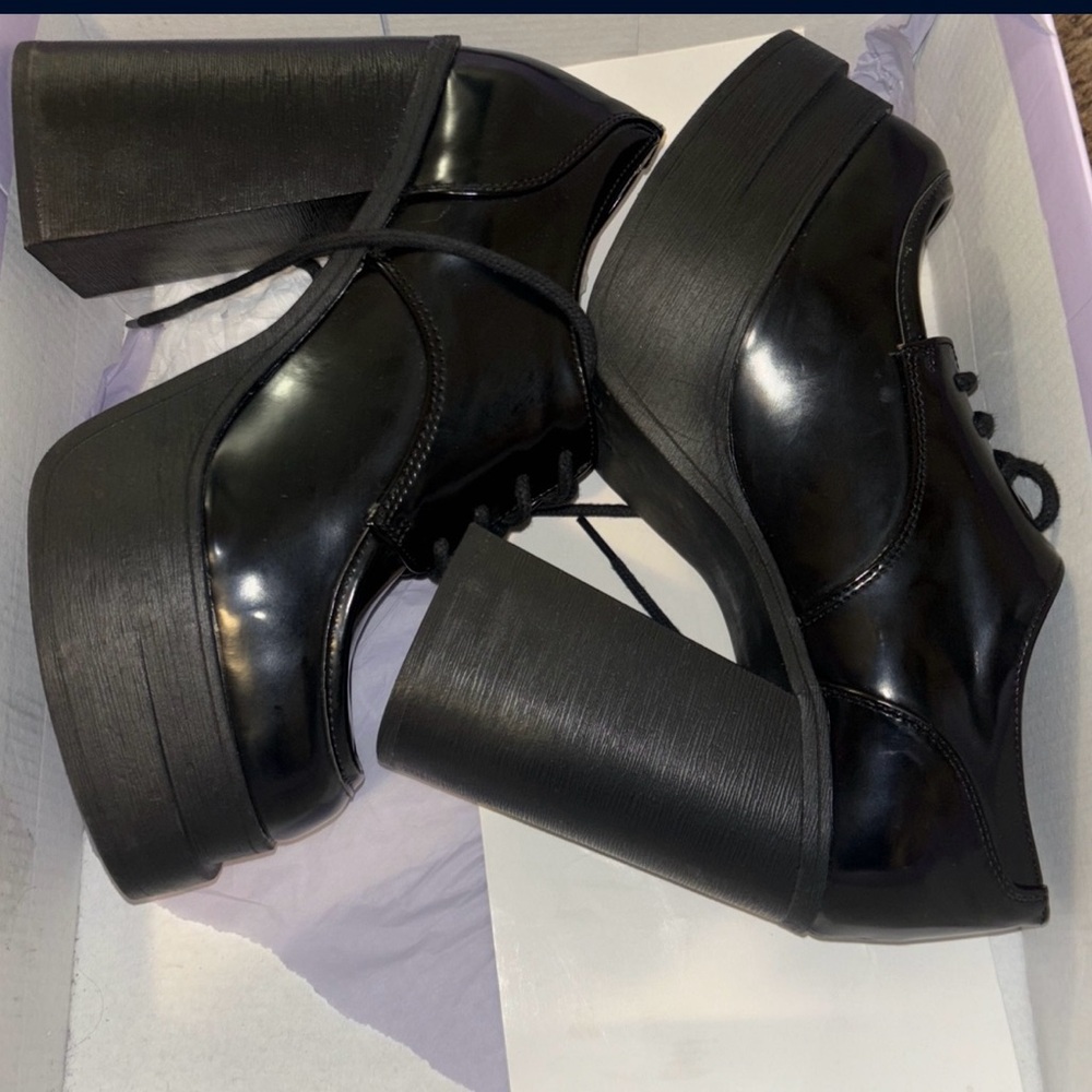 Madden Girl Black Platform Shoes